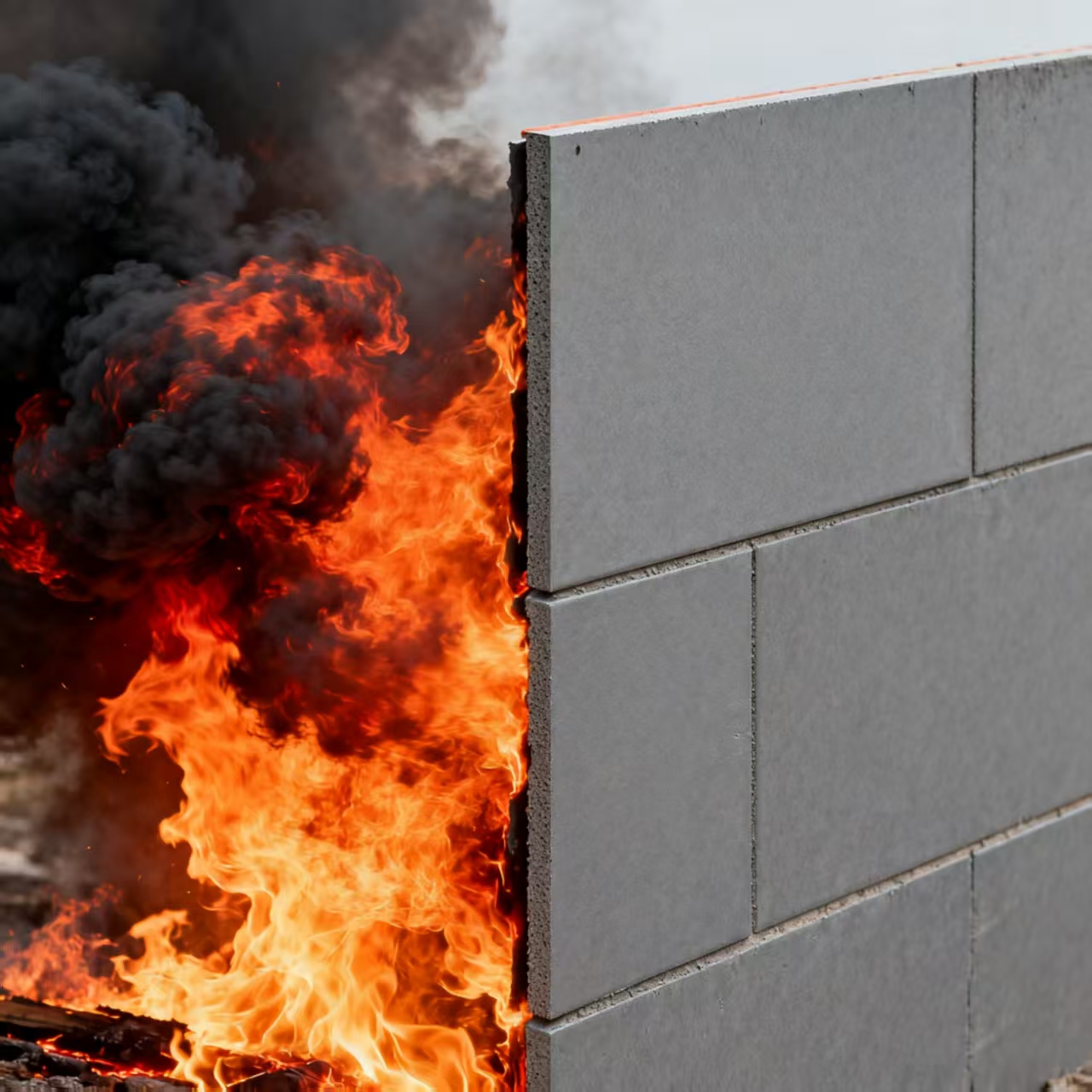 Fireproof material