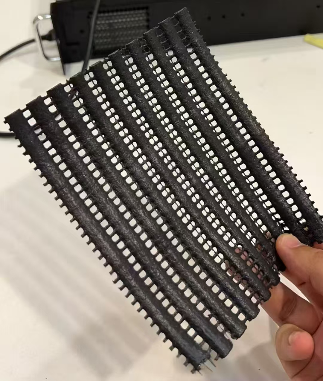 Ventilated flame-retardant mesh Ventilated flame-retardant mesh