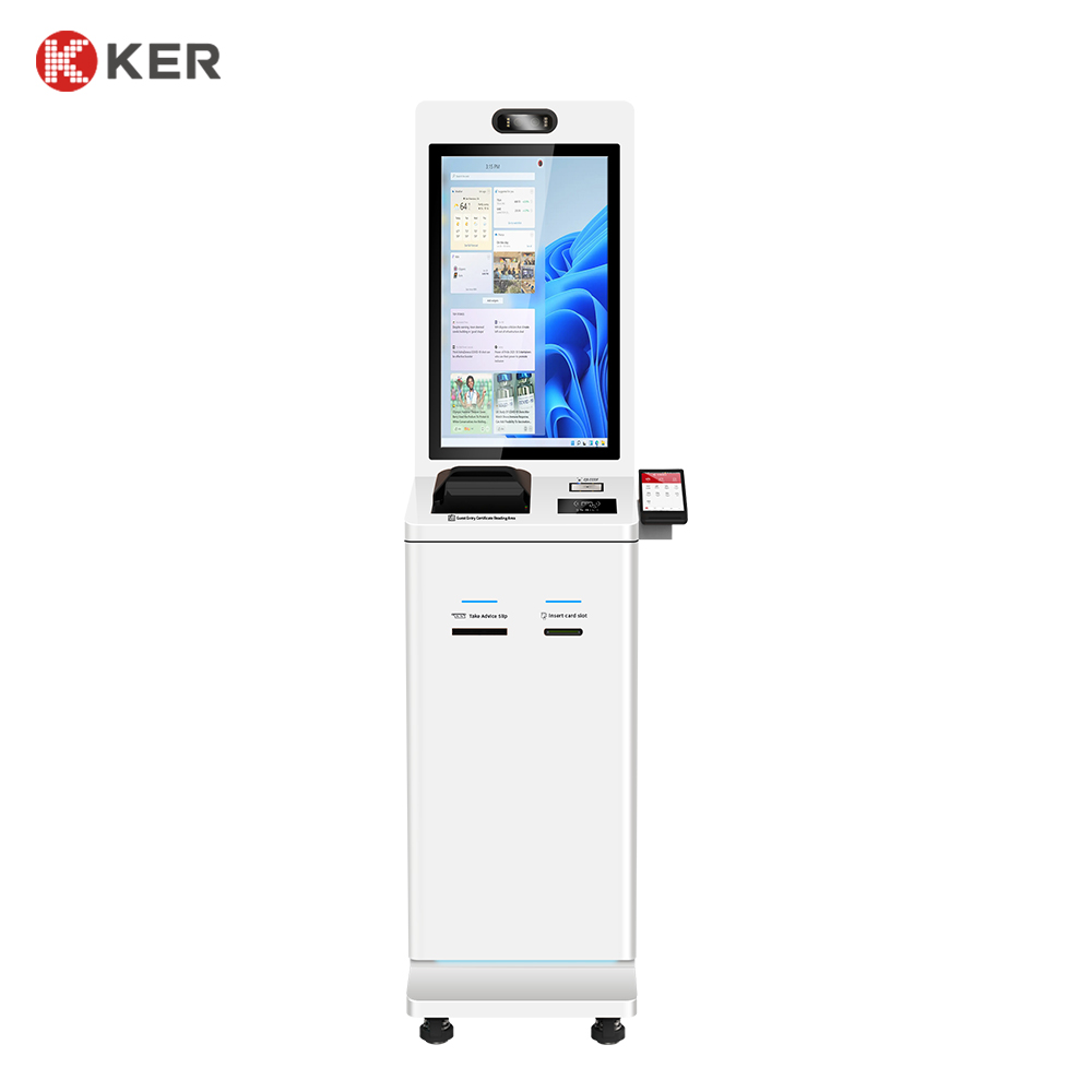 23.6Inch Hotel Check in Kiosk POS Payment Kiosk - Image 2