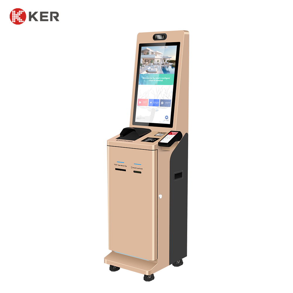 23.6Inch Hotel Check in Kiosk POS Payment Kiosk - Image 3